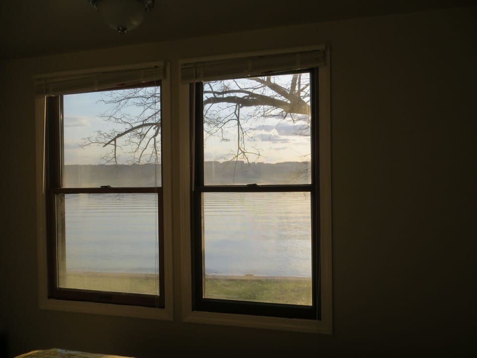 Lake view from bedroom