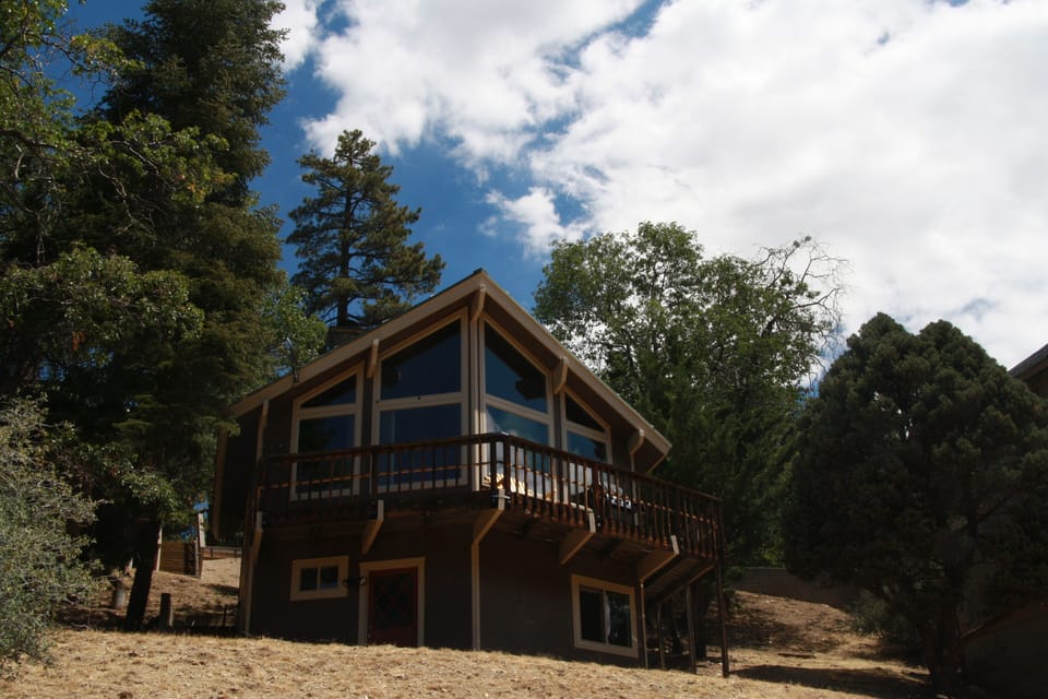 View of cabin BEFORE the new deck was built.