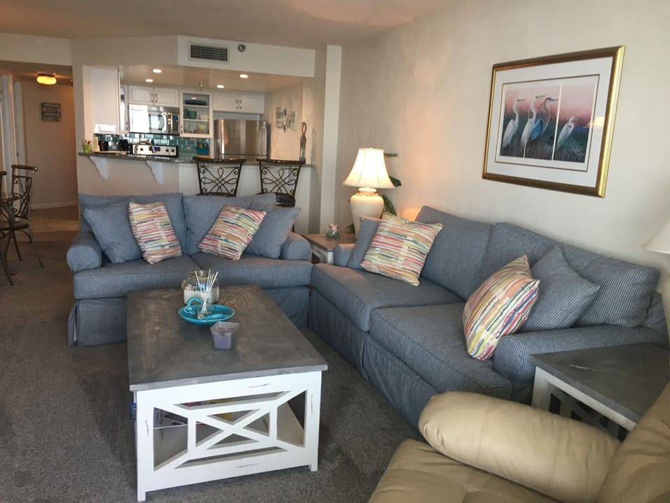 New living room furniture and carpet