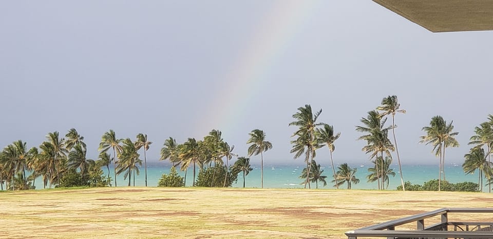 Ocean view from our Lanai.