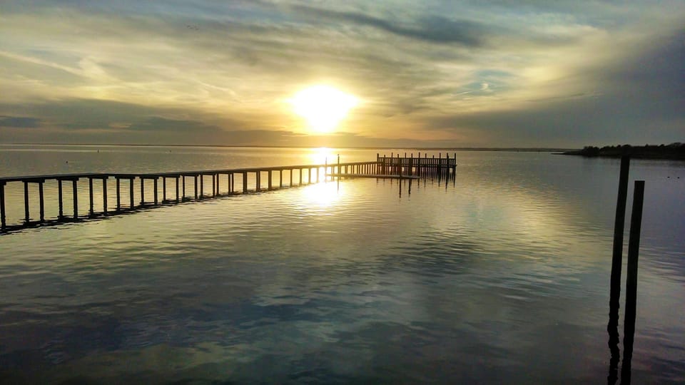 Enjoy sunsets on the bay, just steps away