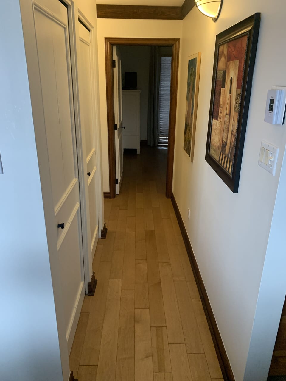 Corridor from the dining room to the bedrooms