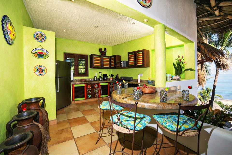 Gourmet kitchen and dining