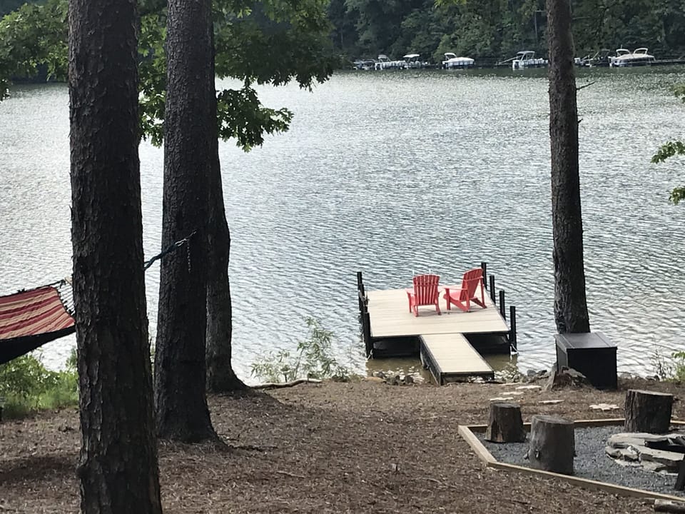 Private deep water dock area. 