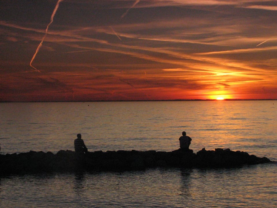Rock Hall Beach, 3/4 mile away.