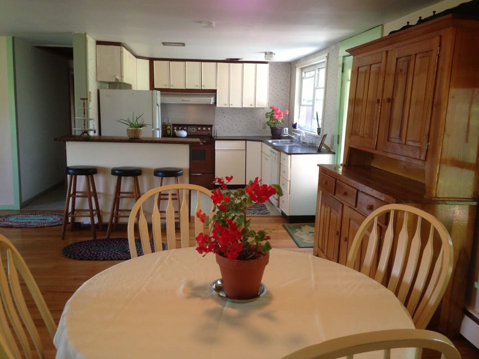 Dining area and kitchen
