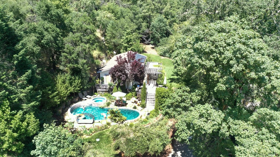 Aerial view of the property
