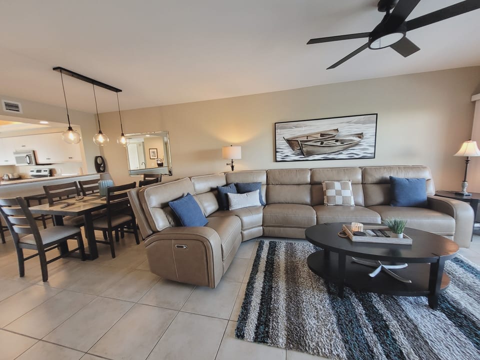 Living/Dining Room With Direct Water Views