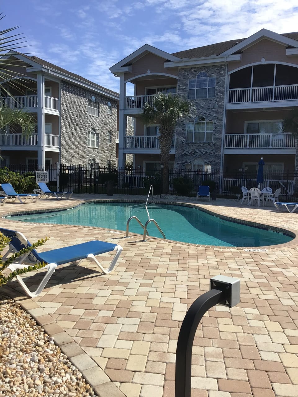 View of inside the pool area