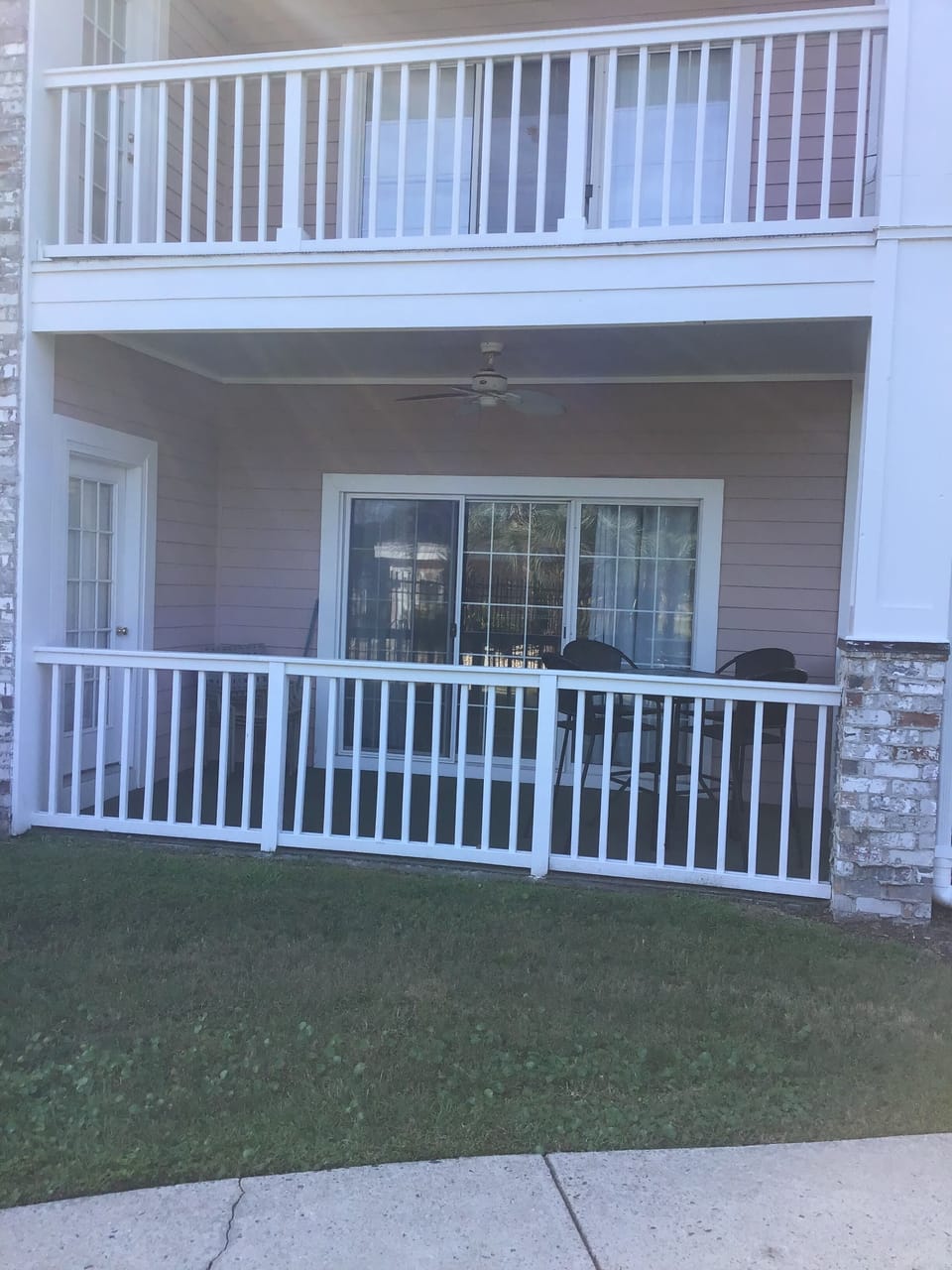 exterior view of our deck/terrace