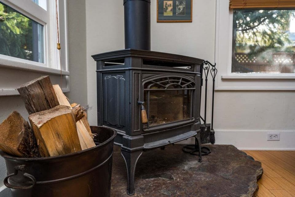 Cozy wood burning stove
