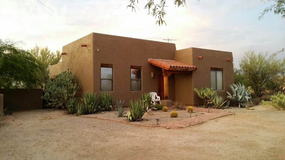 front of guest house