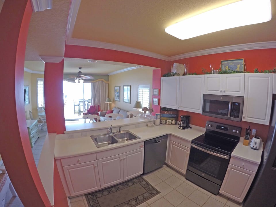 Kitchen and Living Room