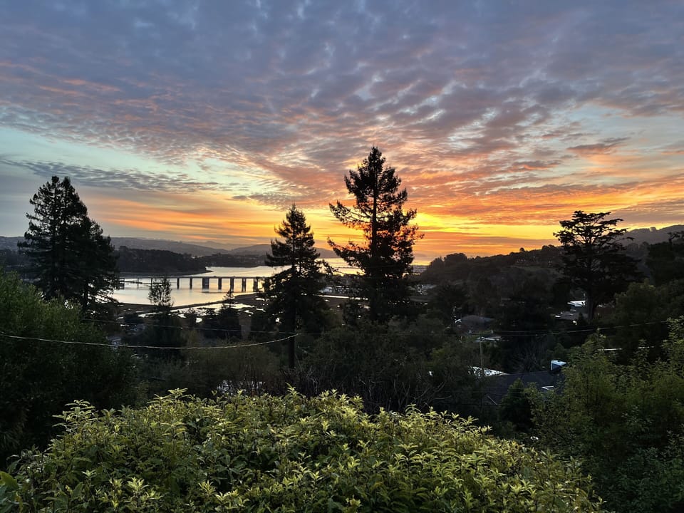 Not every sunrise is this nice...