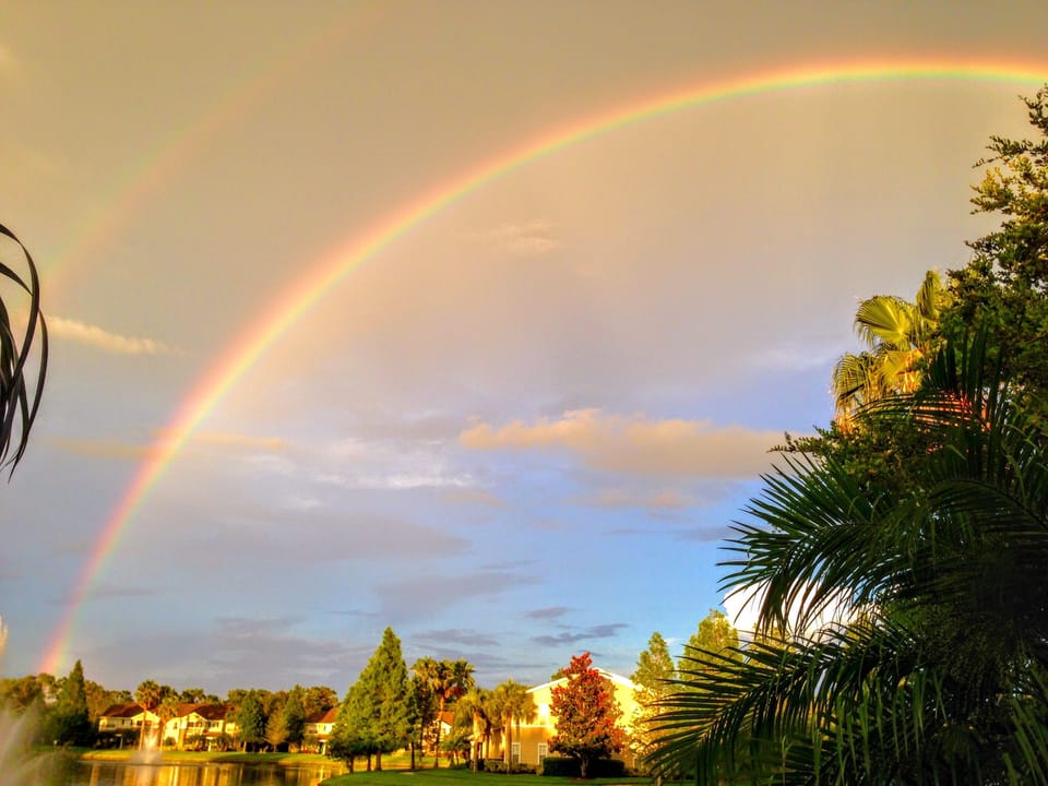 The end of the rainbow.