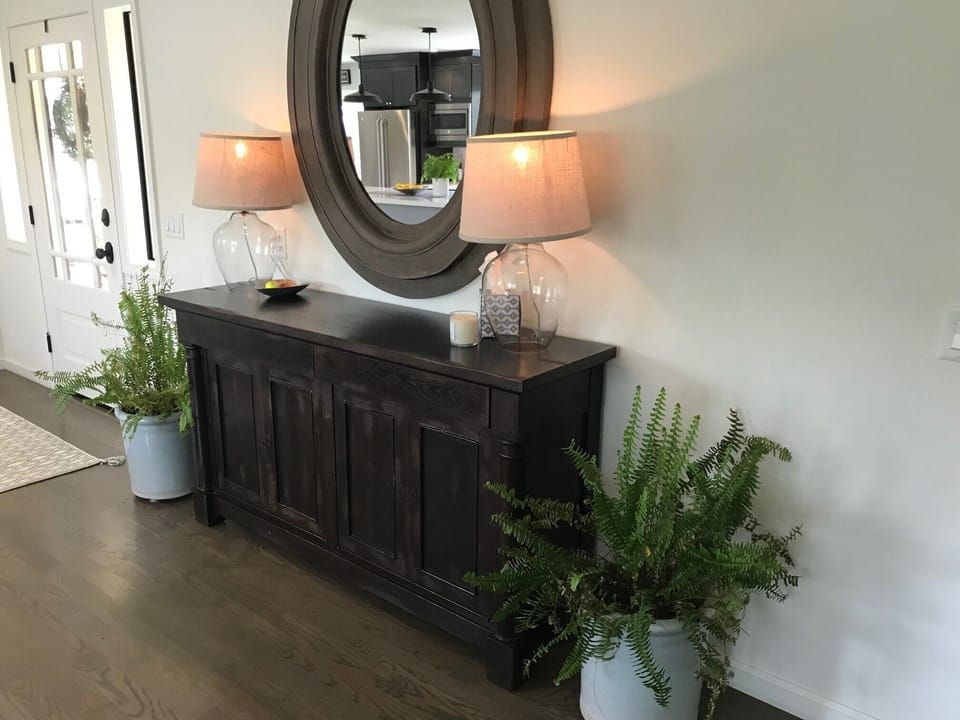 front door and entryway 
