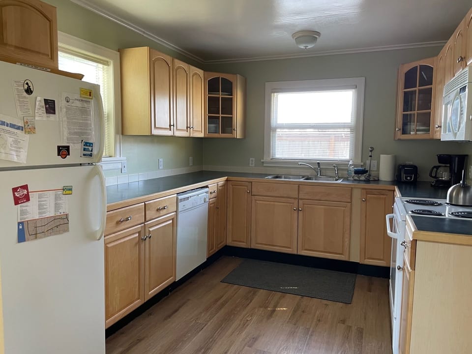 Fully stocked kitchen