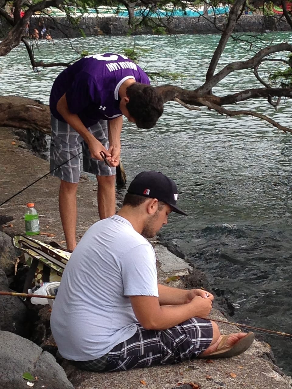 Try your hand at fishing nearby