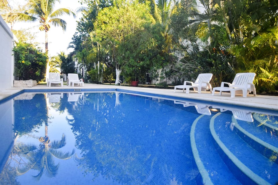 slip into our  private pool and cool off