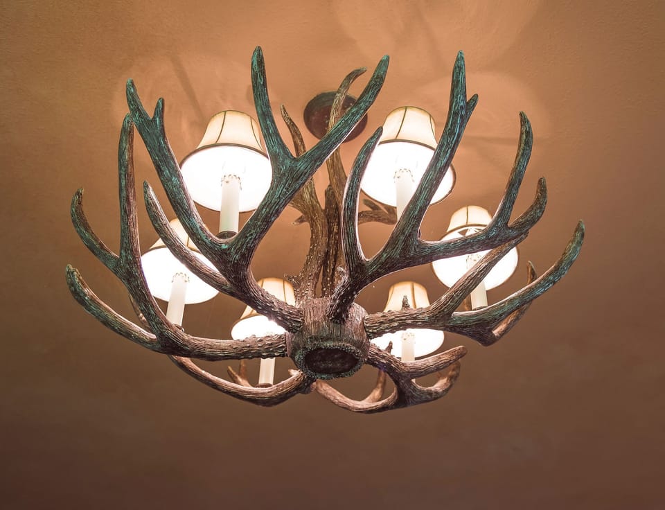 Light fixture over kitchen table 