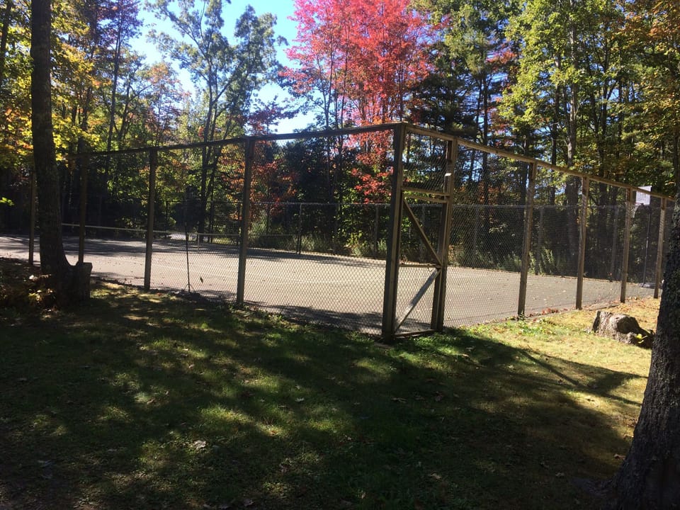 Available tennis court and pickleball court