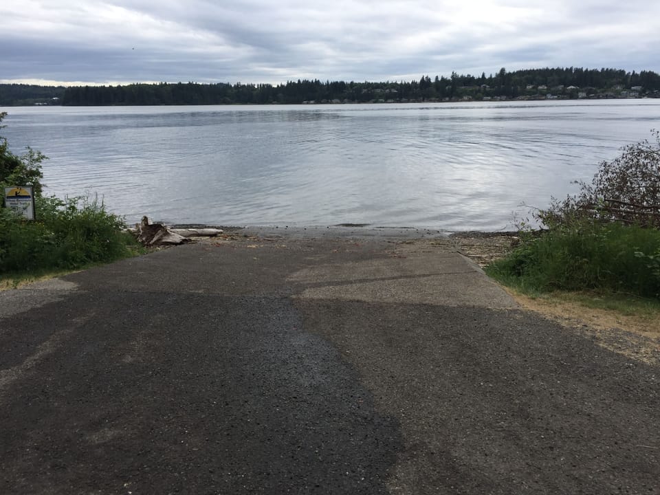 Boat launch in Fort Ward Park