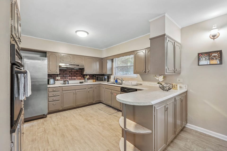 Full open kitchen with carport access -Main Level