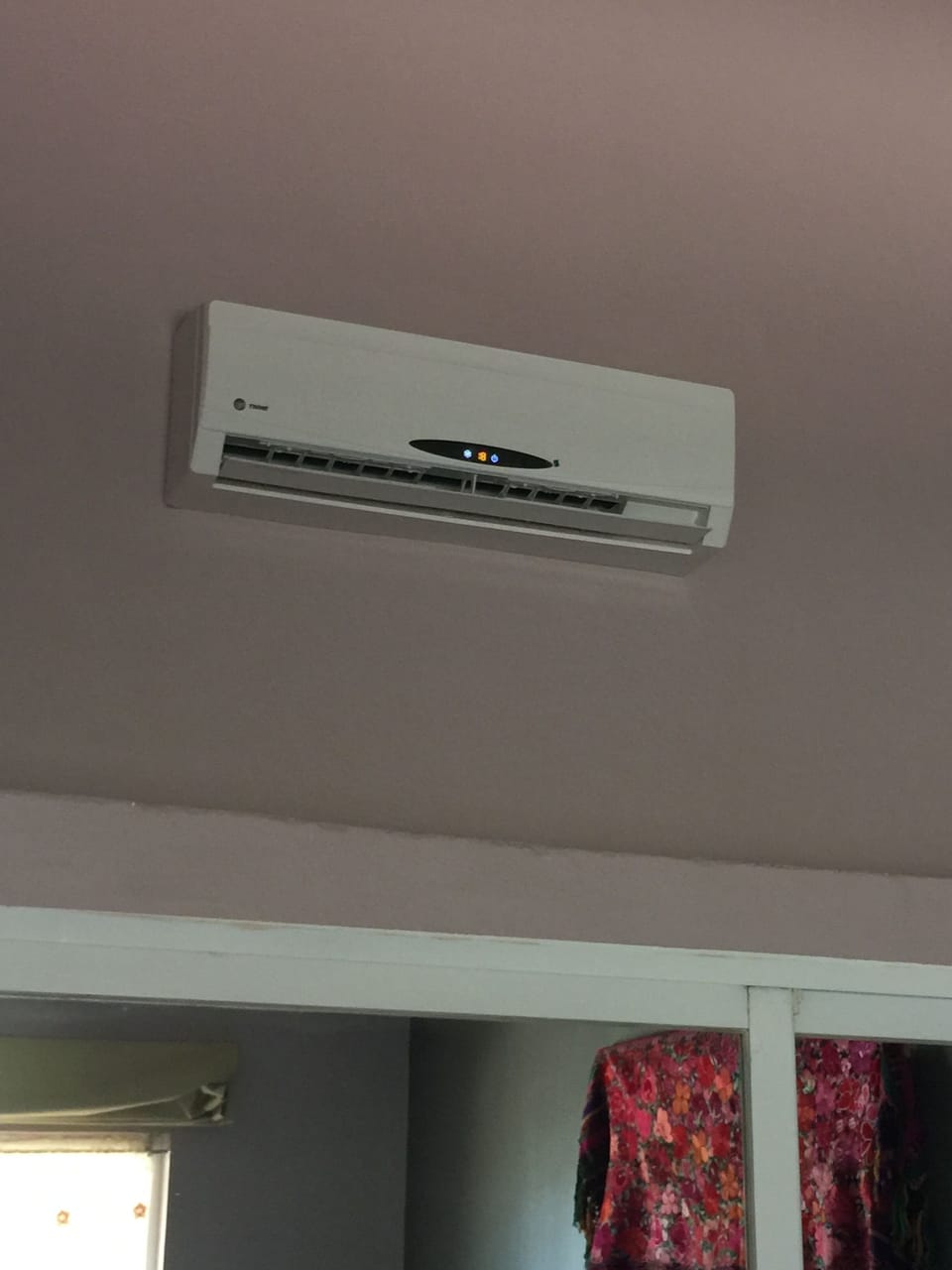 new air conditioner in bedroom and main room