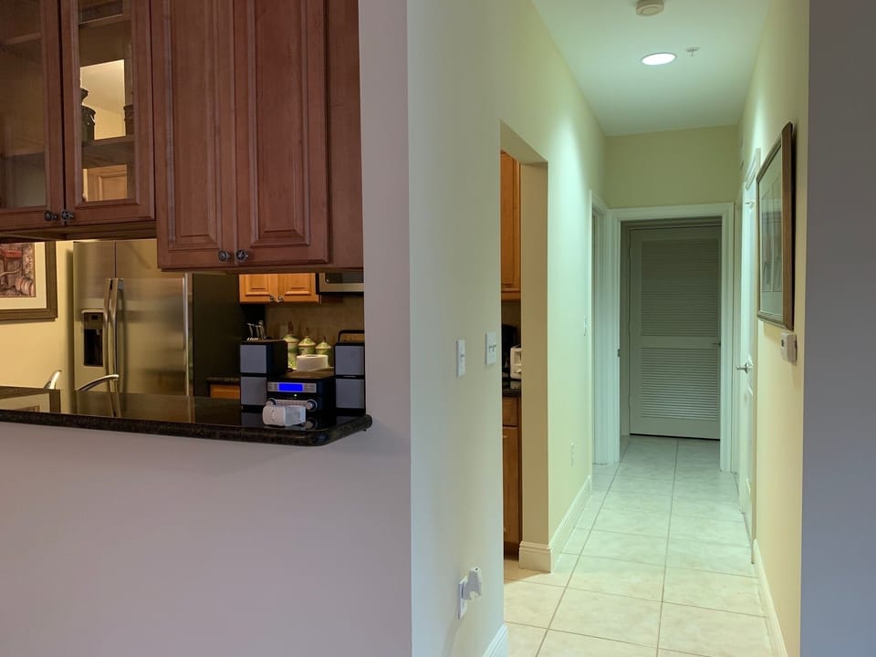 Hallway to bedrooms and bathrooms.