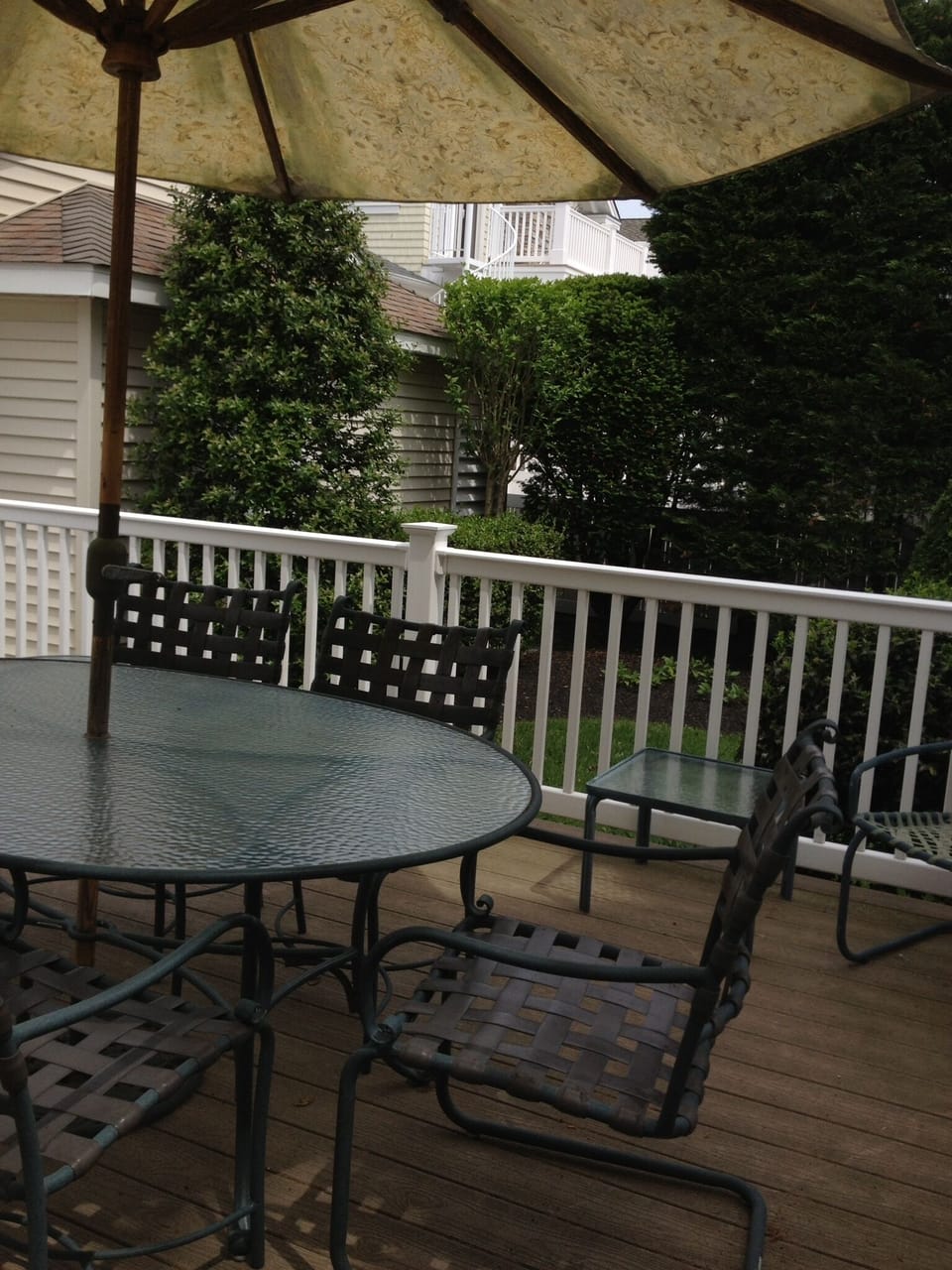 Rear deck