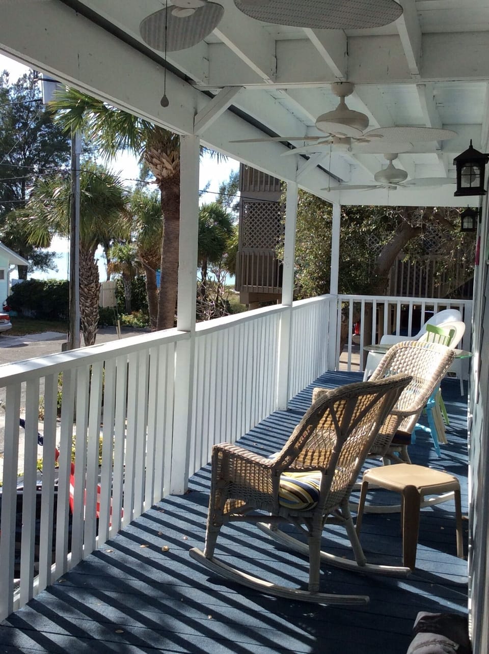 Beach view from balcony