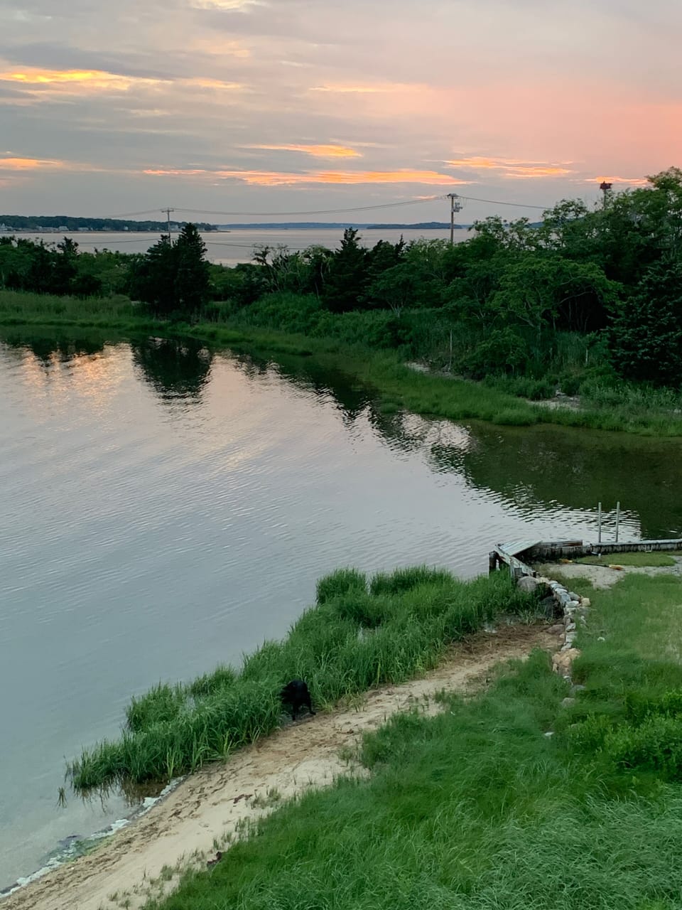The property is walkable all around the inlet to the beach! 