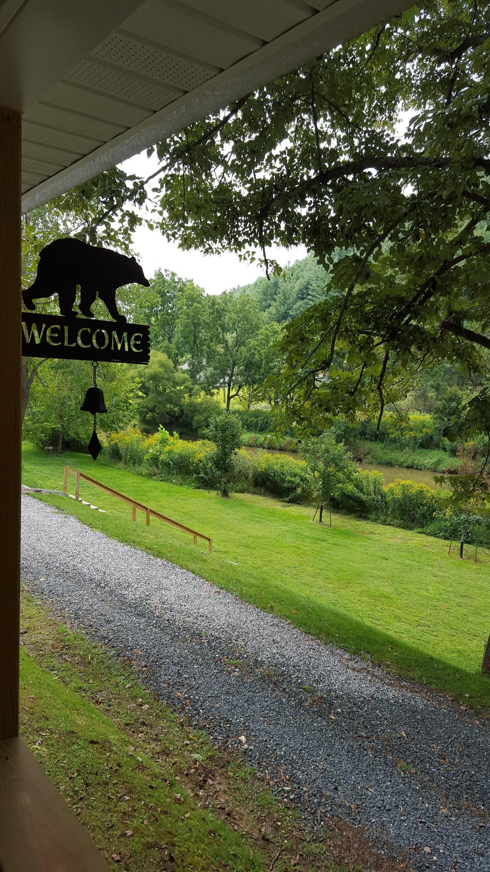 The view from the front porch.