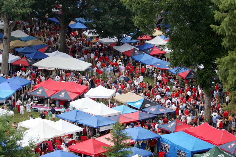 the Grove- best tailgating experience in college football.