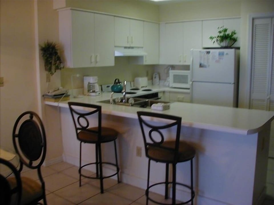 Kitchen. Microwave now under cabinets as shown in other dining room picture.