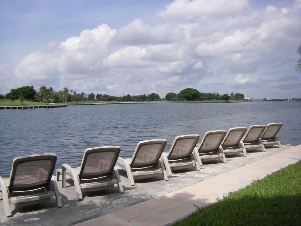 Dock side lounge chairs