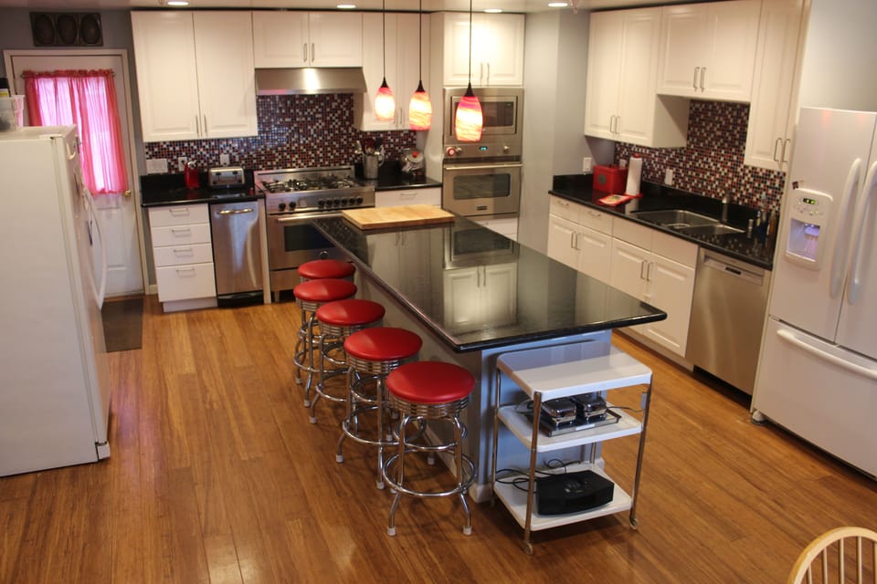 Remodeled designer kitchen