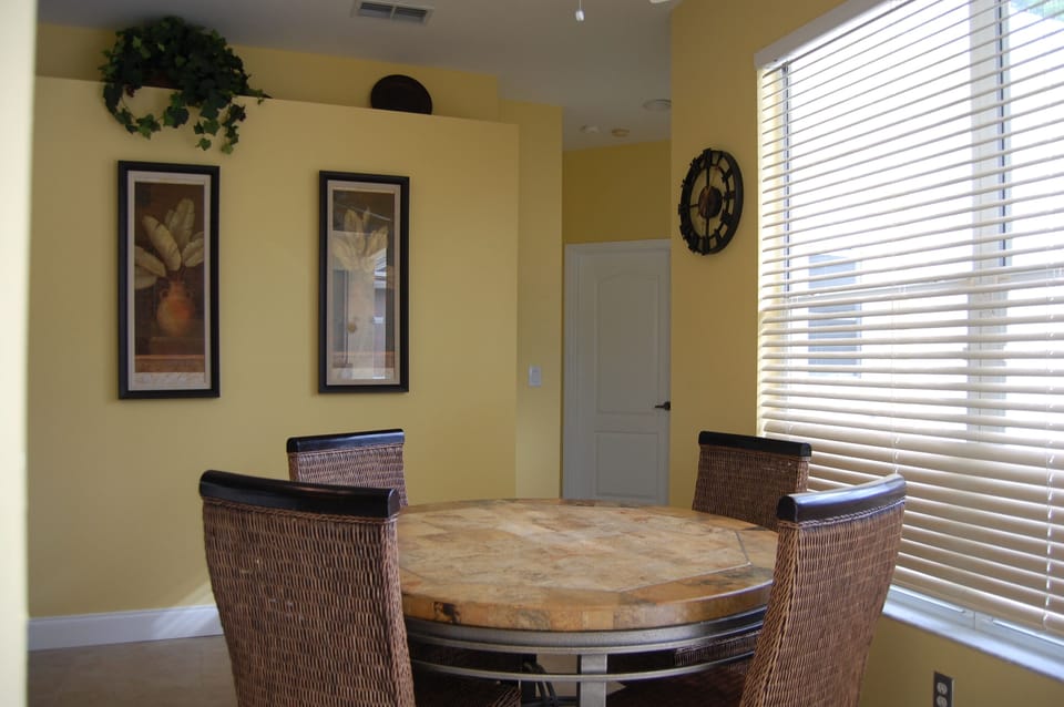 Breakfast nook.