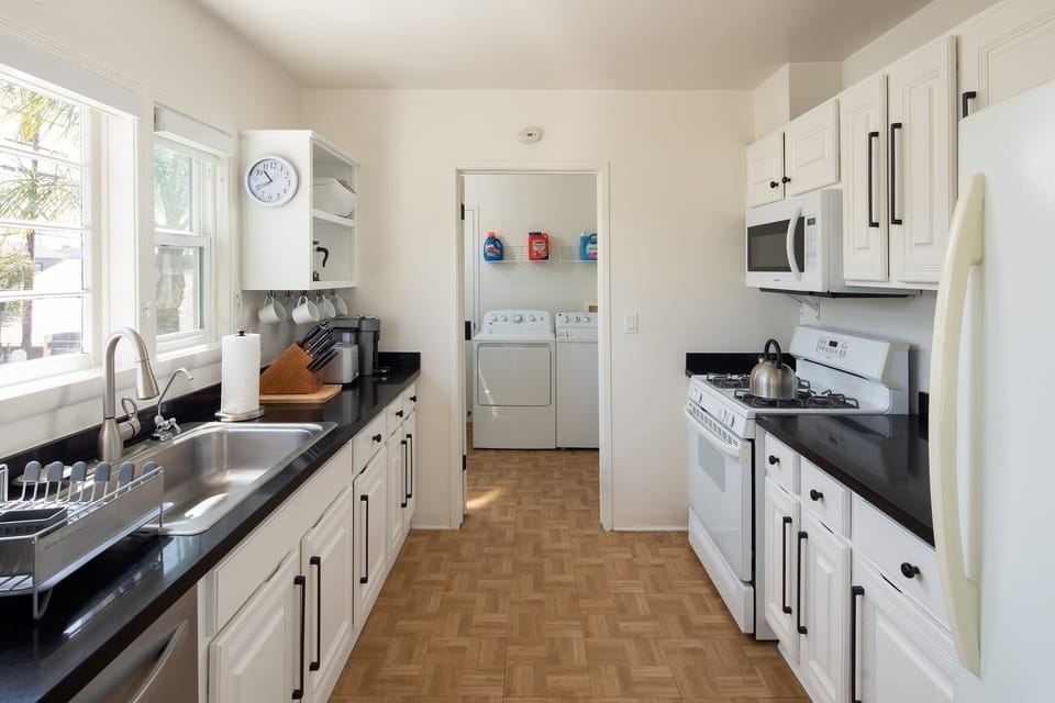 Spacious kitchen for you and your guests.