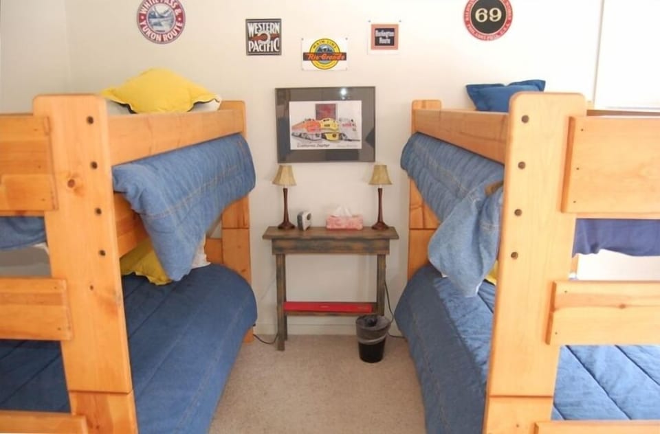 Bedroom #3 with twin over twin bunk beds