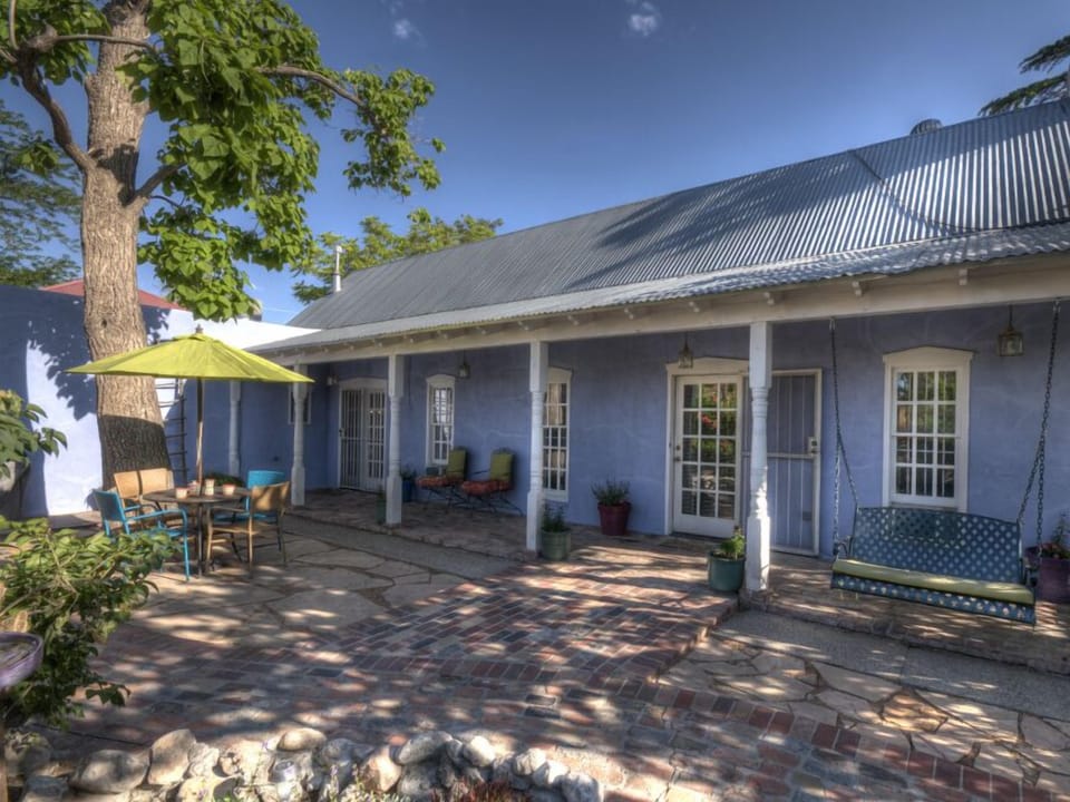Your very own private walled patio with locking gates.