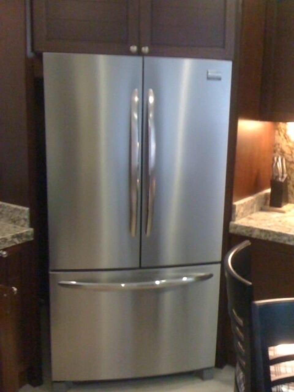 New stainless refrigerator 