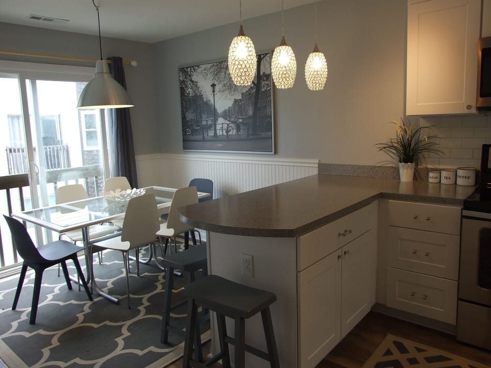Kitchen and dining room