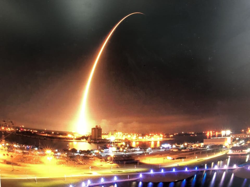Launch from Kennedy space center