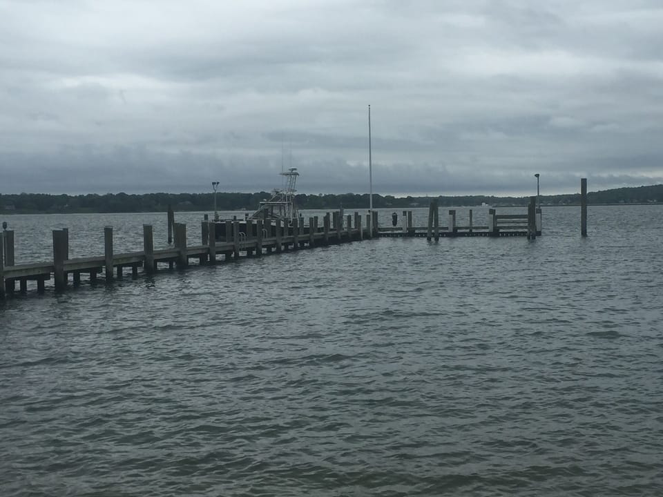Overlook Shelter Island from private dock for fishing and hanging out