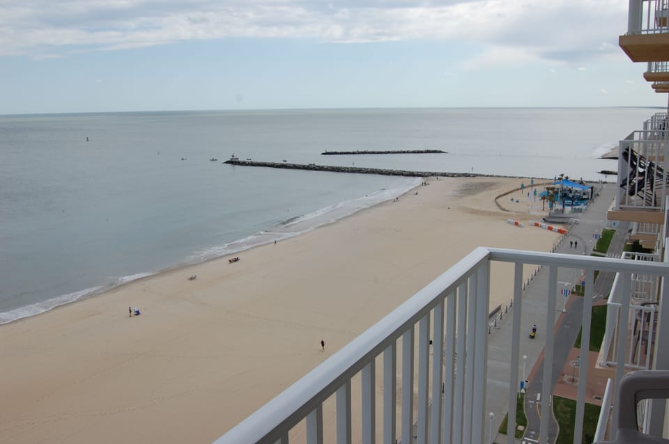 balcony view looking the other way (toward Rudee Inlet)