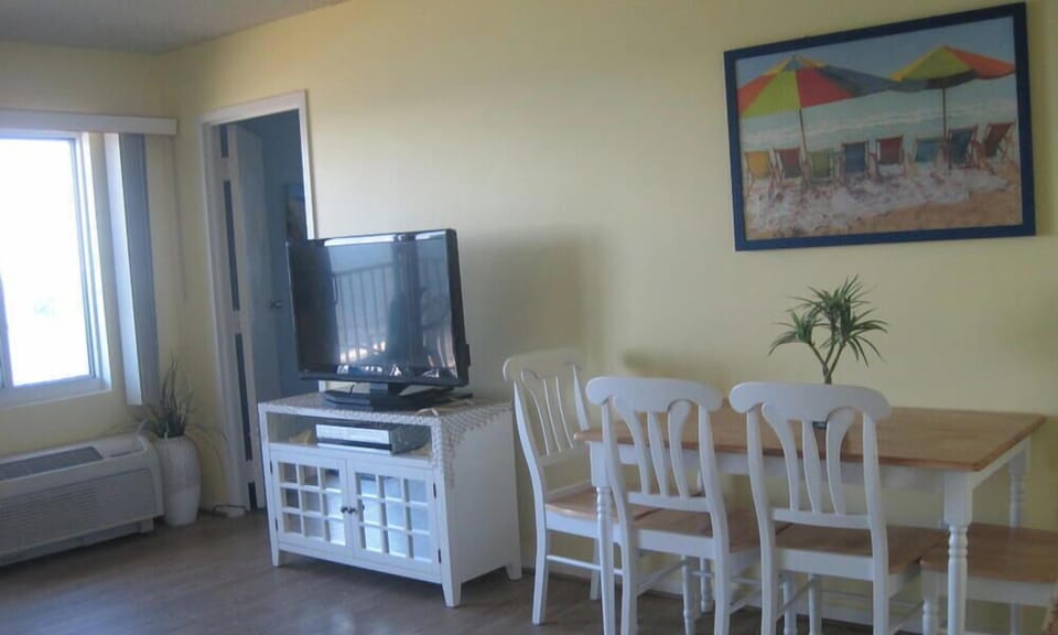 Living room-- Dining table and TV