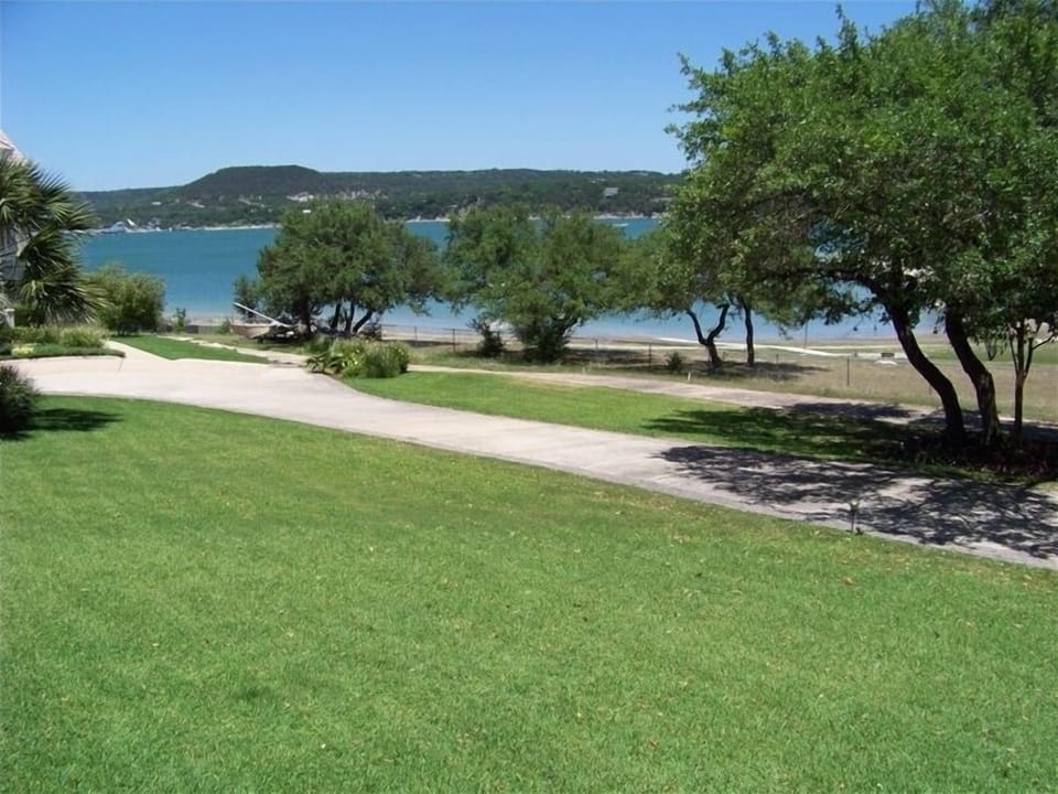 View from the rental house backyard. Owner's house to the left.
