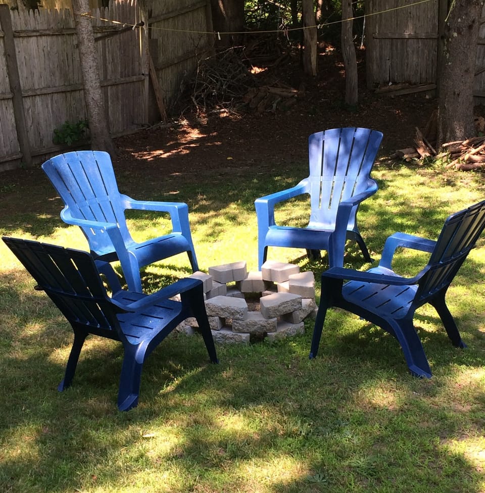 Relax around the fire pit