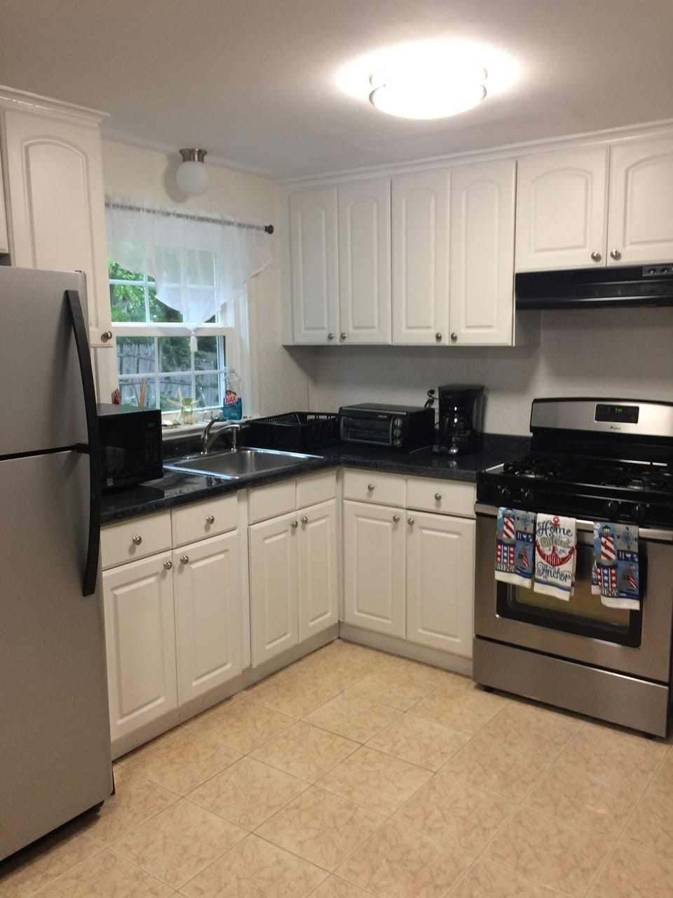 Fully stocked kitchen